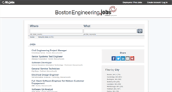 Desktop Screenshot of bostonengineering.jobs