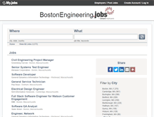 Tablet Screenshot of bostonengineering.jobs